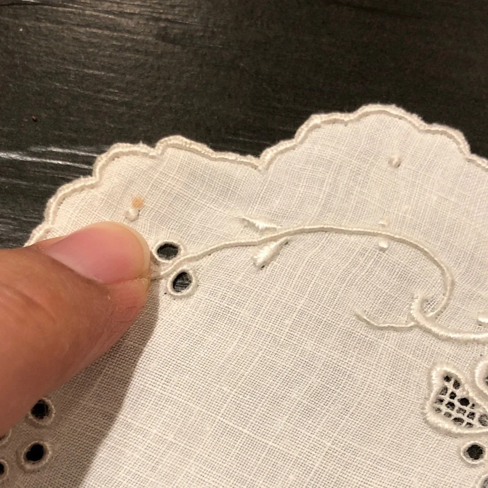 White Embroidered Linen Set (11)
